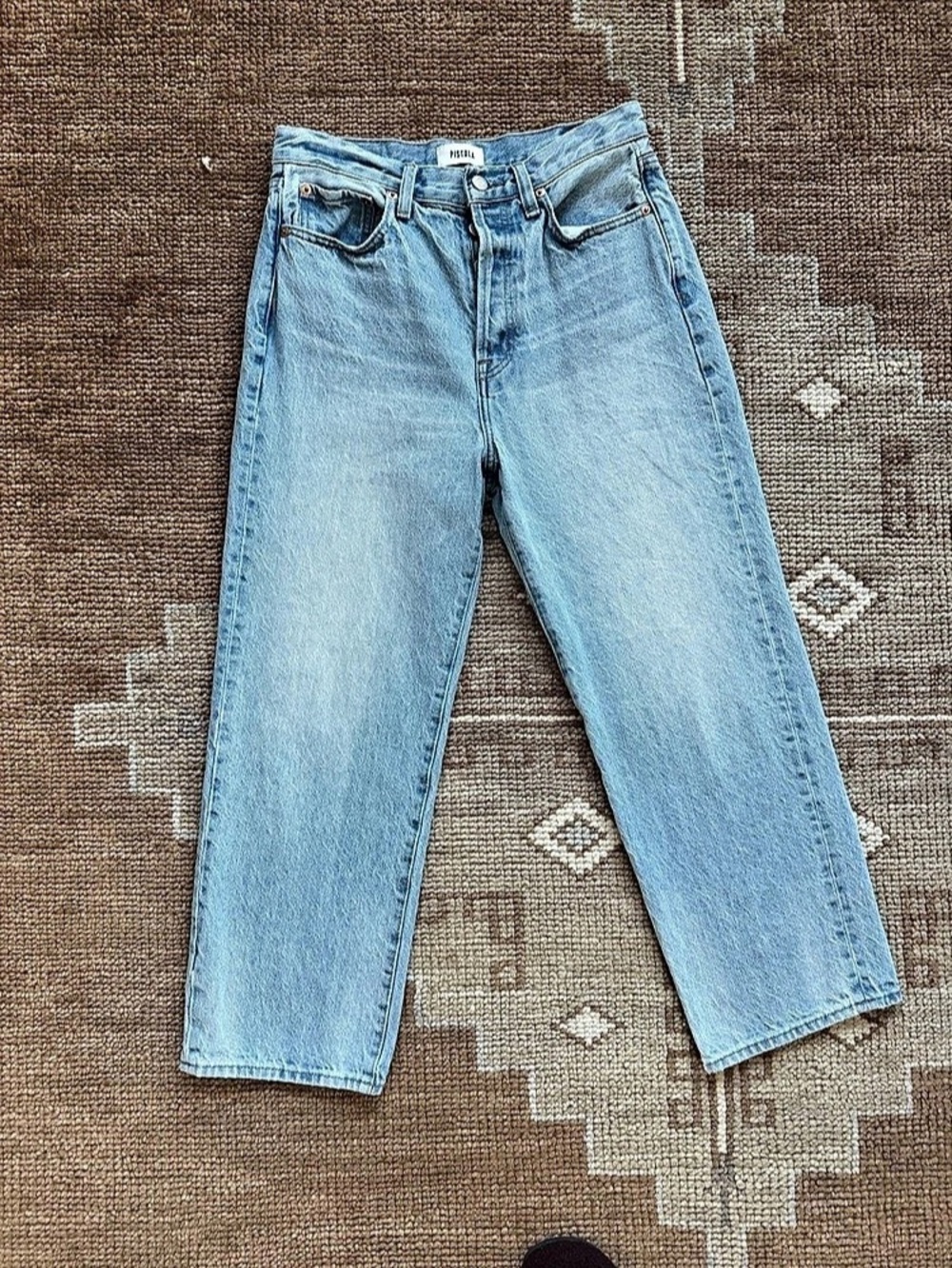 Pistola Cassie Super High Rise Straight Jean in Radnt  28 Like New